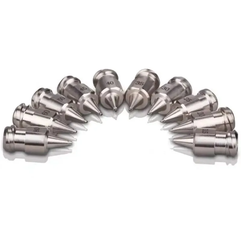 High Accuracy Integrated Double Thread Dispenser Tip Stainless Steel Nozzle For UV Adhesive Solder Paste Application