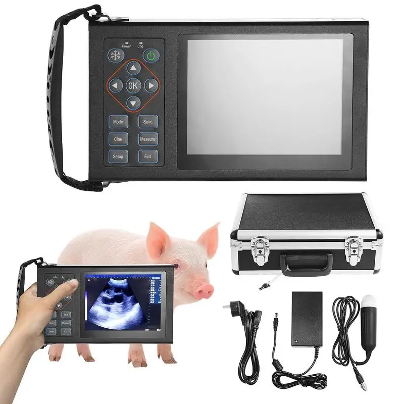 Veterinary Ultrasound Scanner Portable Pregnancy Testing For Cattle Cow Pig Sheep Horse Farm Animals Pet Ultrasound Machines