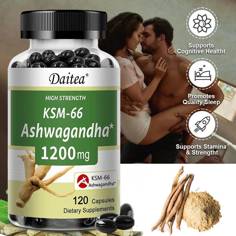 

Ashwagandha - Helps with Post-workout Recovery, Improves Athletic Performance, Promotes Muscle Growth and Increases Strength