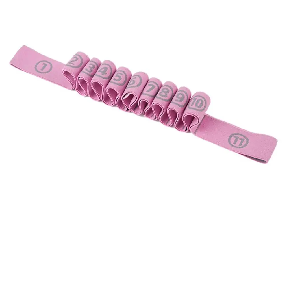 

11 Grid Yoga Resistance Band Elastic Yoga Training Fitness Resistance Bands Crossfit Exercise Textile Cotton