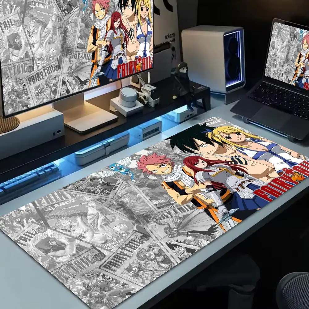 

Anime fairy tail Large Computer Mouse Pad Office Accessories XXL Pc Gamer Non-slip Deskmat Mousepad Keyboard Rubber Game Rug