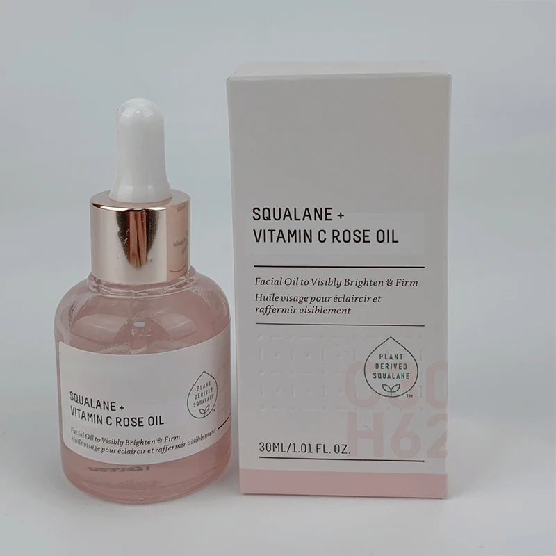 

100% Squalane Vitamin C Rose Oil Anti-Wrinkle Anti-Aging Brightening Firming Moisturizing Facial 30ML Skin Care Essential Oil