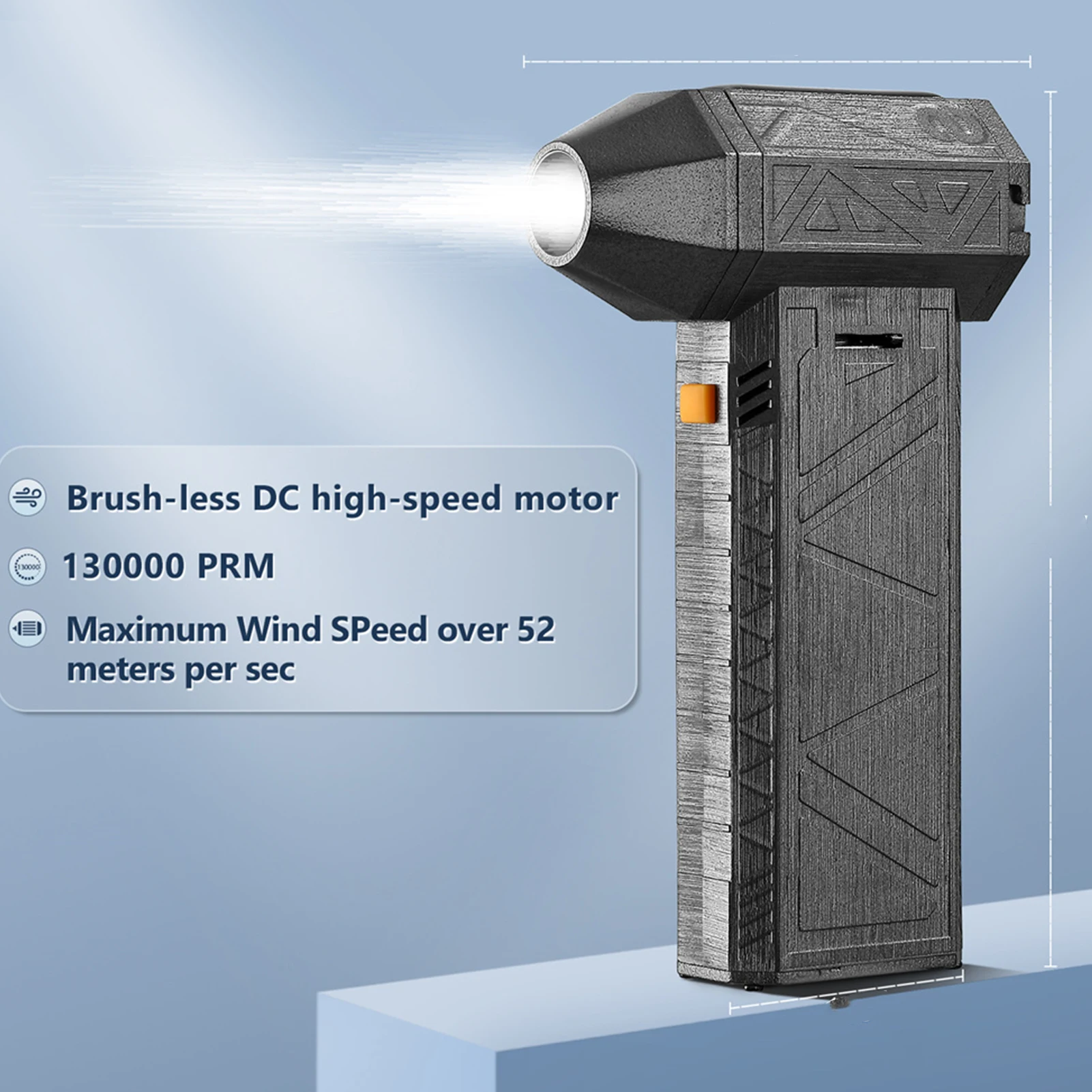 Dry Blower Speed Adjustable 130000 RPM Portable Air Blower Super  for Dust Removal Cleaning Wind Production