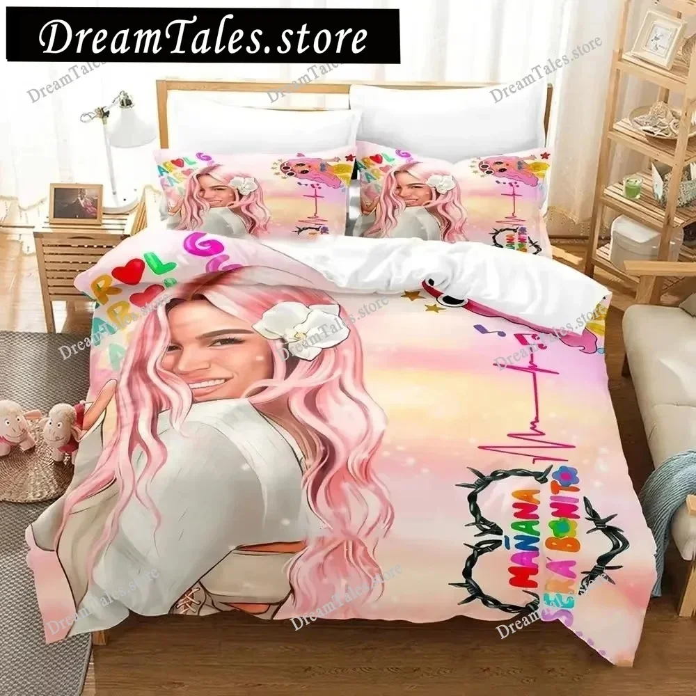

Karol G Carolina Giraldo Navarro Bedding Set Boys Girls Twin Queen Size Duvet Cover Pillowcase Bed Kids Adult Home Textileextile