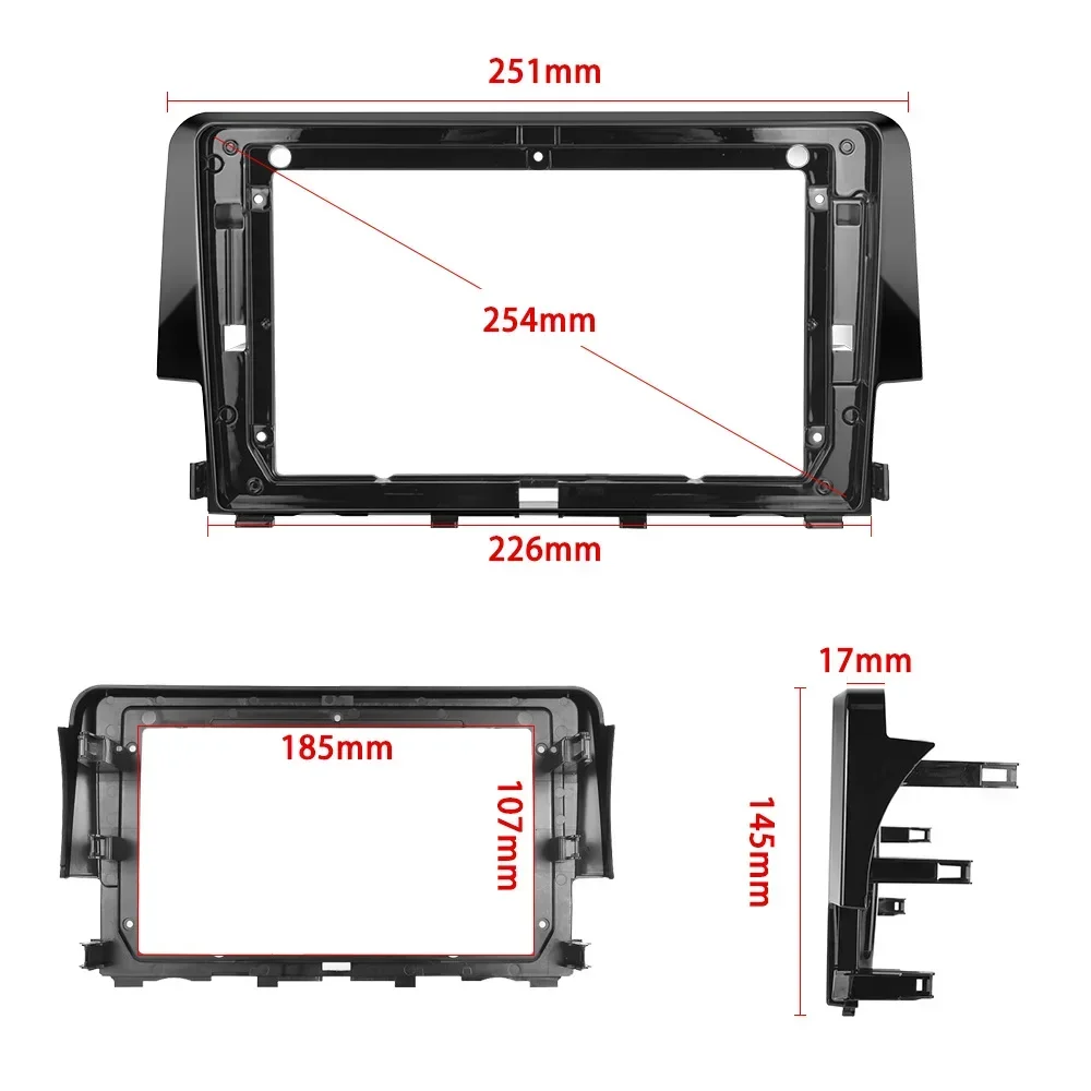 Para honda civic 10 fc fk 2015 - 2020 android bluetooth sem fio carplay tela estéreo rádio do carro reprodutor multimídia navegação