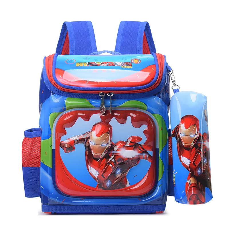 Disney Frozen Girl School Bag Sofia Spider Man Kindergarten Backpack Student Shoulder Orthopedic Backpack Kids Gifts Mochilas