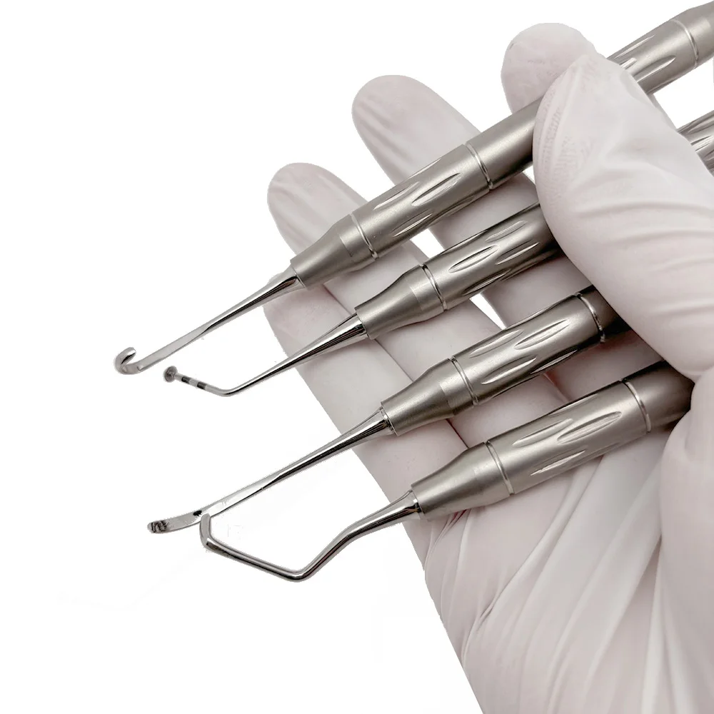 

4Pcs Dental Implant Maxillary Sinus Lift Kit Periosteum Elevator for External Lifting Surgery Implant Surgical Tools