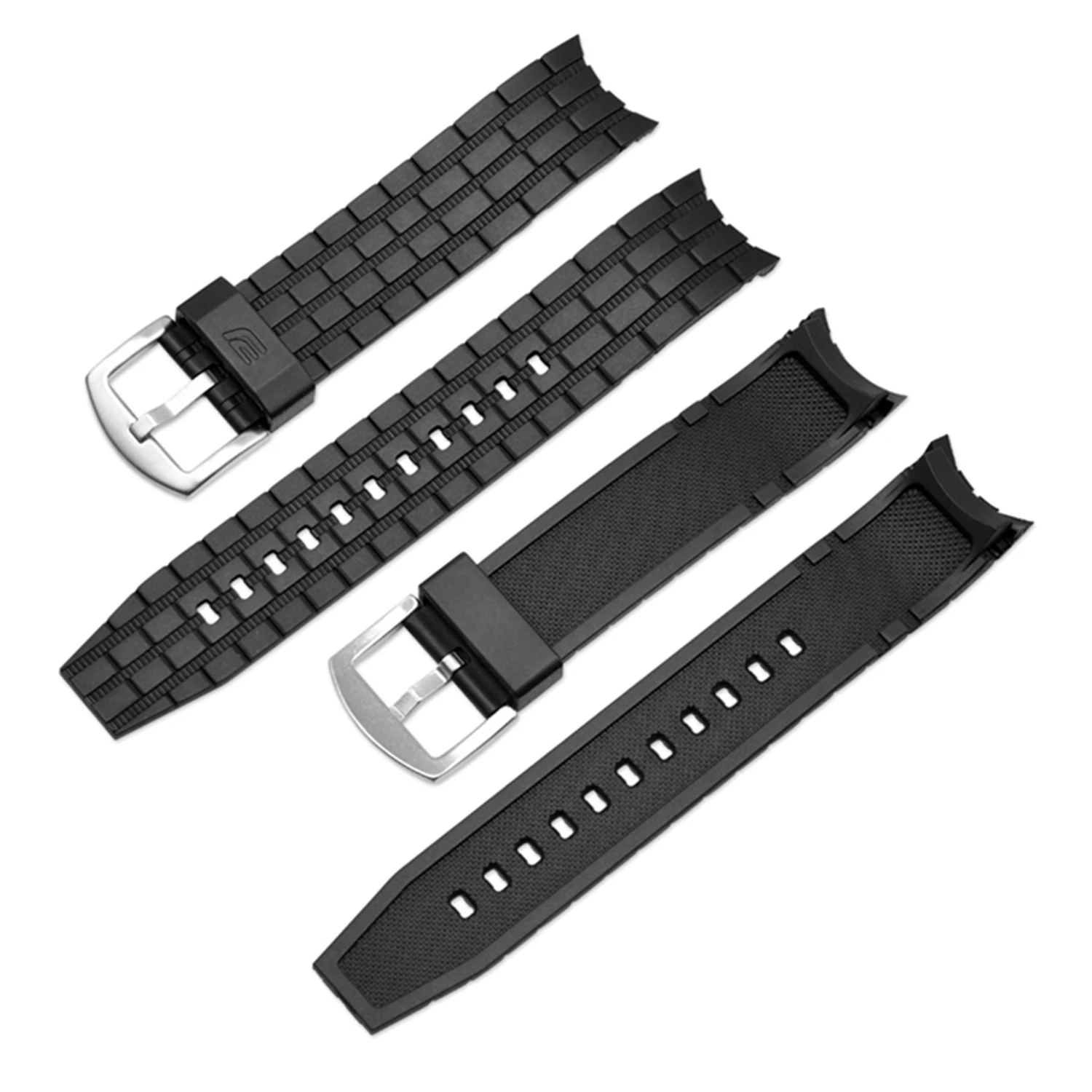 Gosear Adjustable Watchband Breathable Replacement Watch Strap Band Wristband for Casio Edifice EF-550 EF-523 Watch Accessories