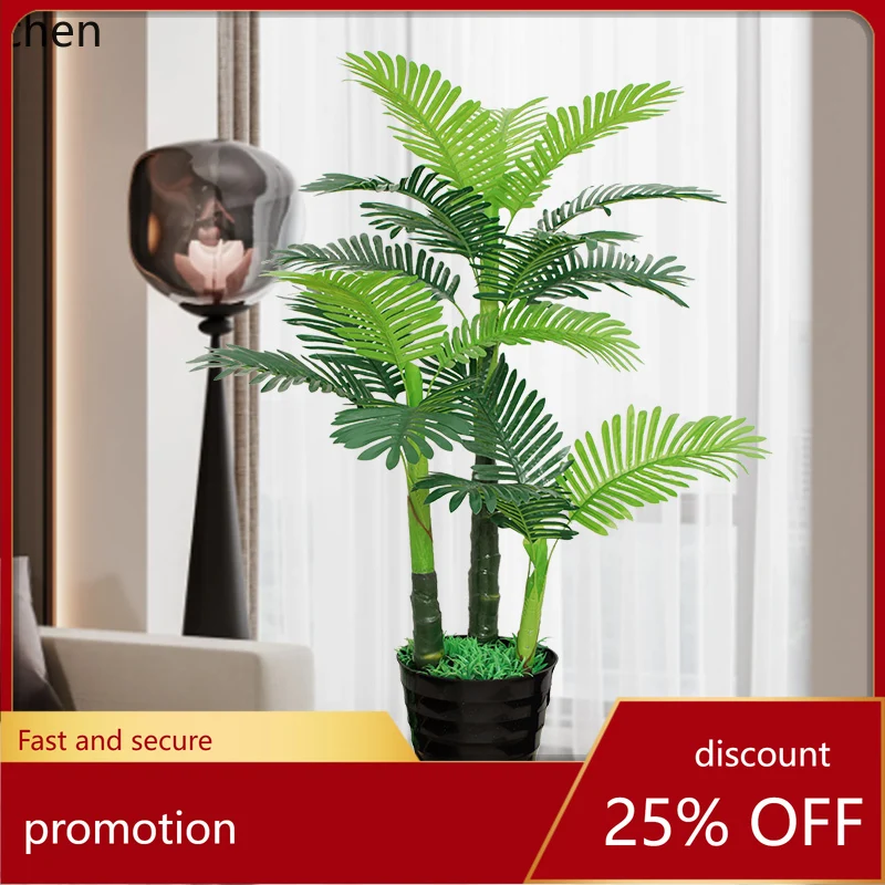 

HXL Artificial Green Plant with Loose Tail Sunflower for Living Room Decoration, Floor-standing Fake Flower, Bionic Plant
