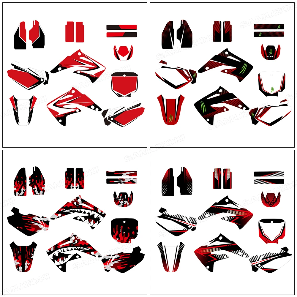 

Motorcycle Graphics Background Decal Sticker Deco Kit Fit for Honda CR 85 CR85 2003 - 2012 2005 2007 2010 CR 85 85R
