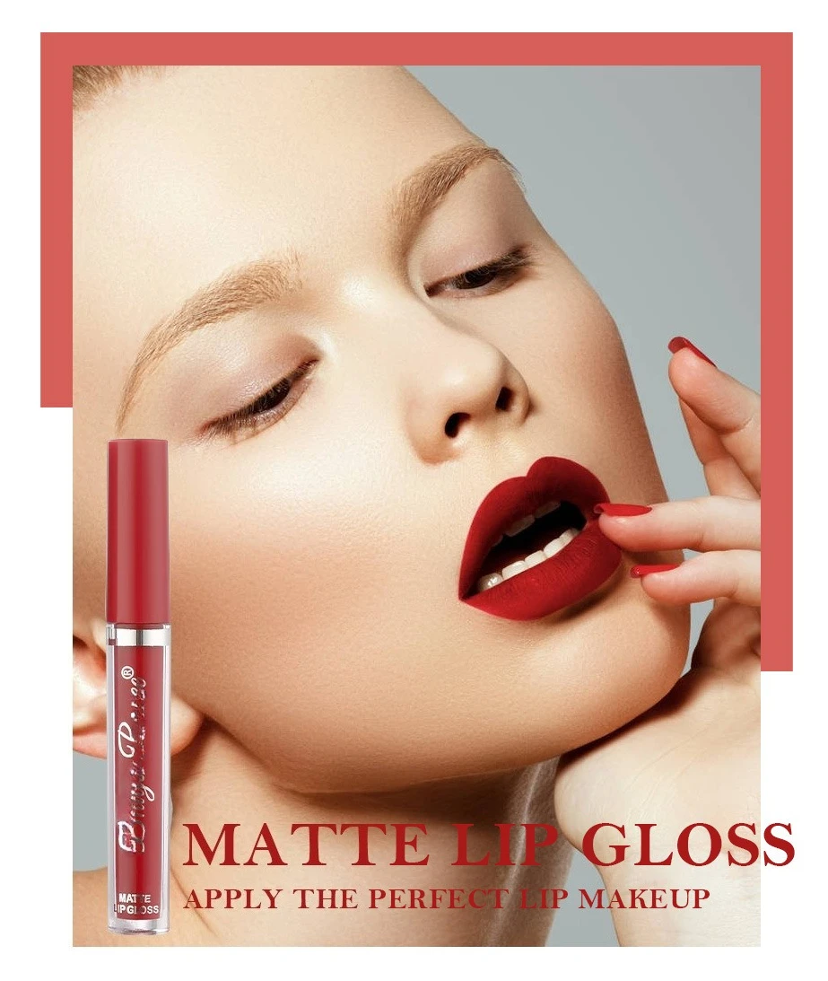 @//3 PCS Liquid Lipsticks Set Long Lasting Make Up For Women Korean Beauty Cosmetics Matte Lipsticks Waterproof Long lasting