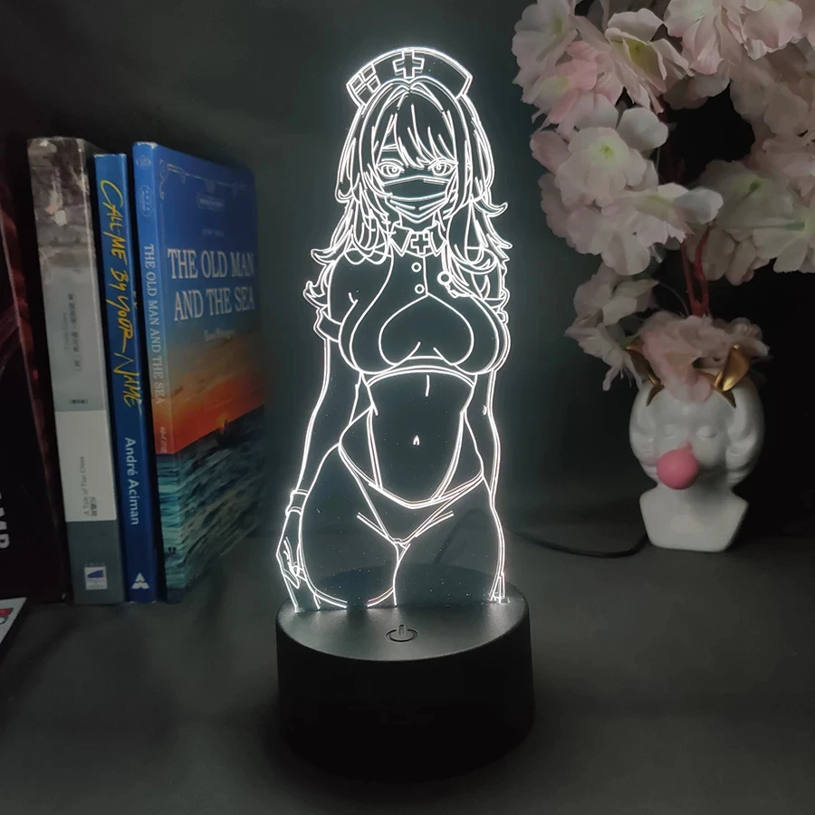 Luz nocturna de la Liga de Leyendas para niños, decoración de dormitorio, regalo de Navidad genial, decoración de sala de juegos, Runaway Loli JINX