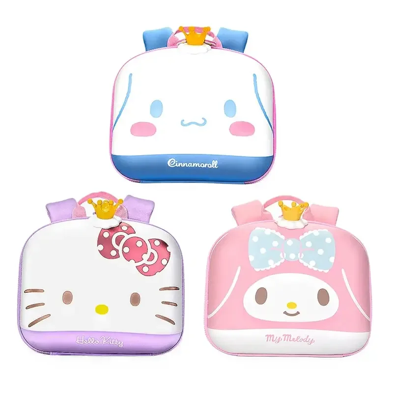 

Sanrioed Hello Kitty Cinnamoroll My Melody Anime Cute Children Backpack Schoolbags Student Cartoon Shoulder Organizer Bag Gift