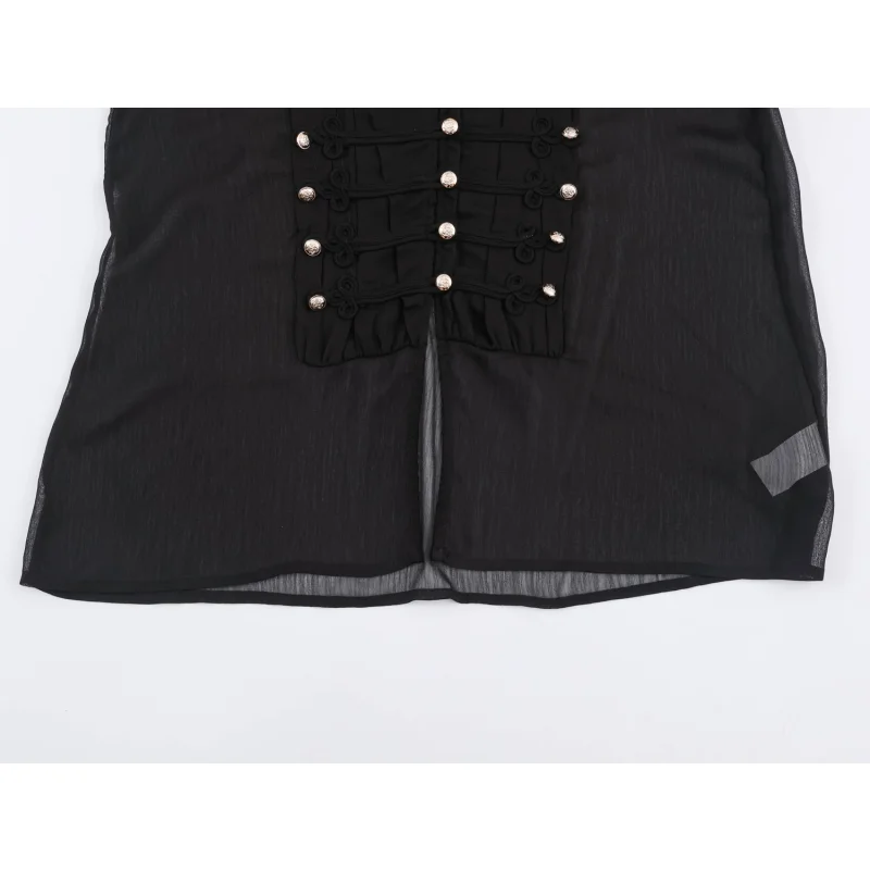 2026 Neue Kollektion Damenkleidung Rüschenbluse Luxuriöse Vintage-Style Hemden Langärmelige Hemden mit Trompetenärmeln Elegantes Abendhemd – Detail 29