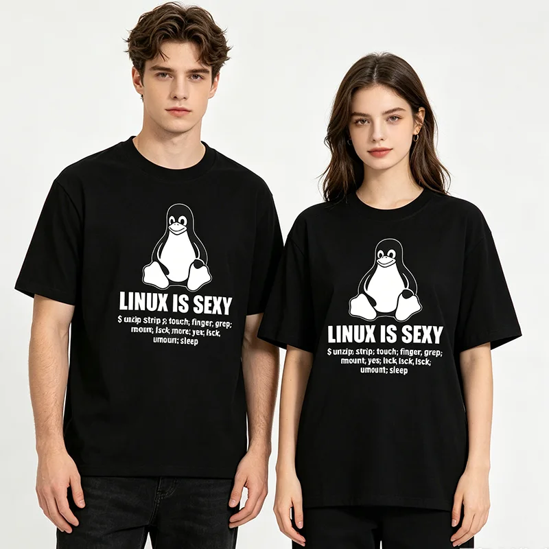Men's Cotton Short Sleeve T-Shirt Funny Linux Root SUDO Unix Shell Design Programming Coding Tee for Geeks And Coders Gift