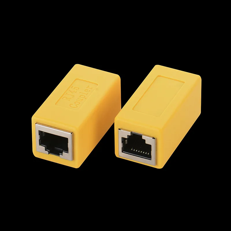 1 Buah Konektor Warna RJ45 Female Ke Female Network Ethernet LAN Connector Adapter Coupler Extender