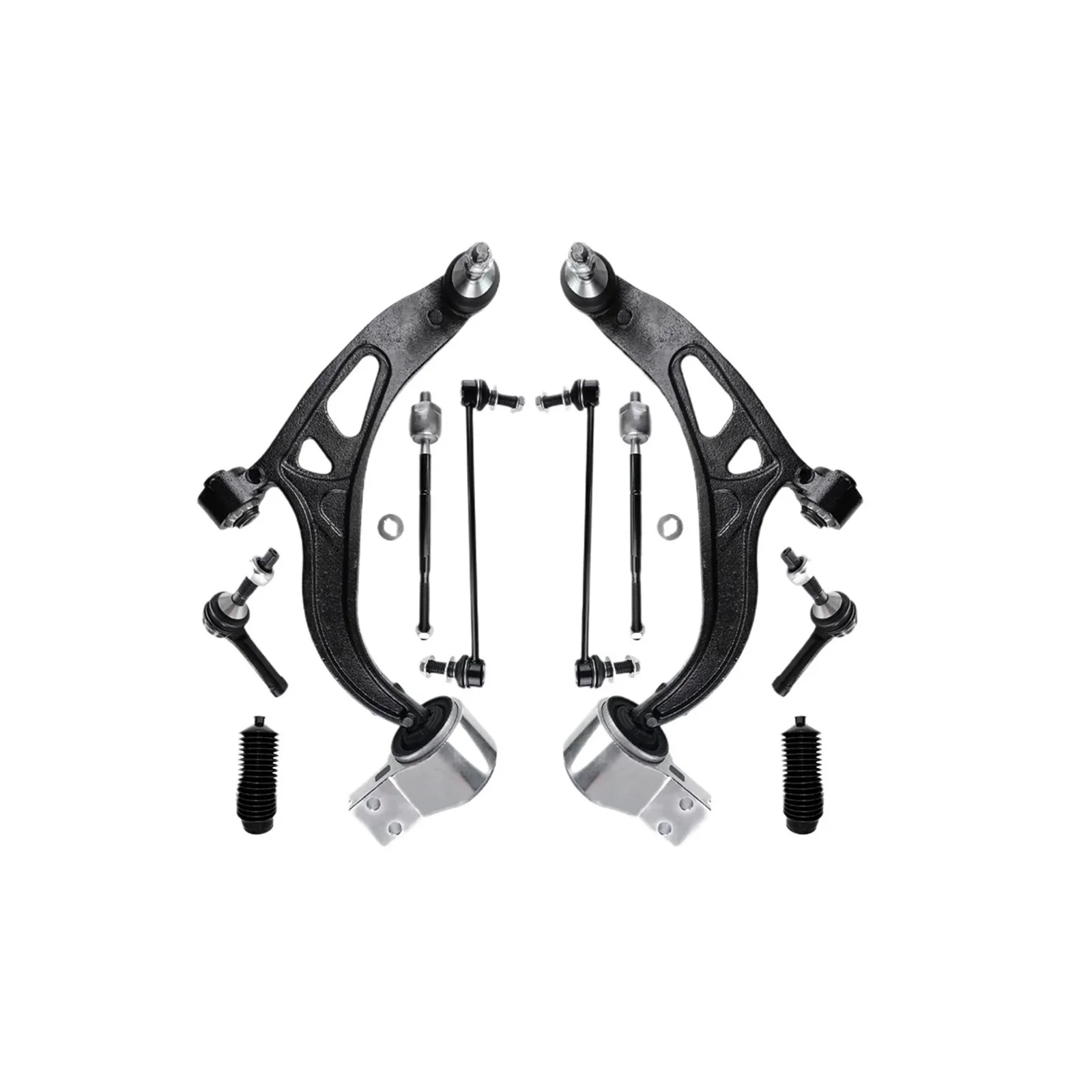 10PCS Front Lower Control Arm Sway Bar End Link Suspension Kit For Ford Explorer 2011-2019