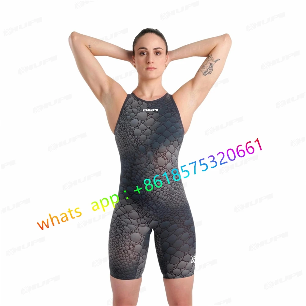 2022 Triathlon Suit Slimming Tight One Piece Swimsuit Female Sports Swimwear Women Professional Racing Training Bathing Suit