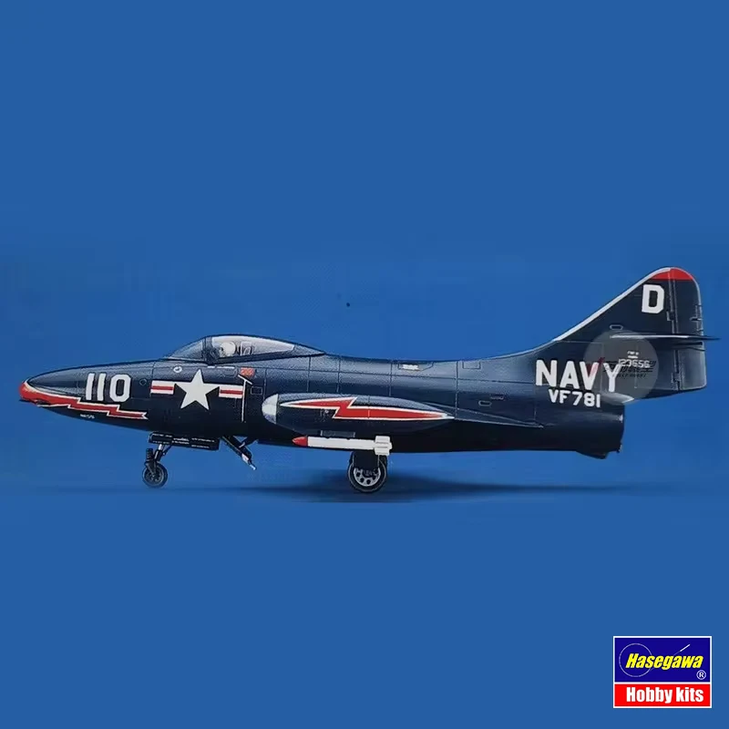 Hasegawa ประกอบเครื่องบินรุ่น Kit 00242 U.S. Navy Carrier-Based Fighter F9F-2 Panther 1/72