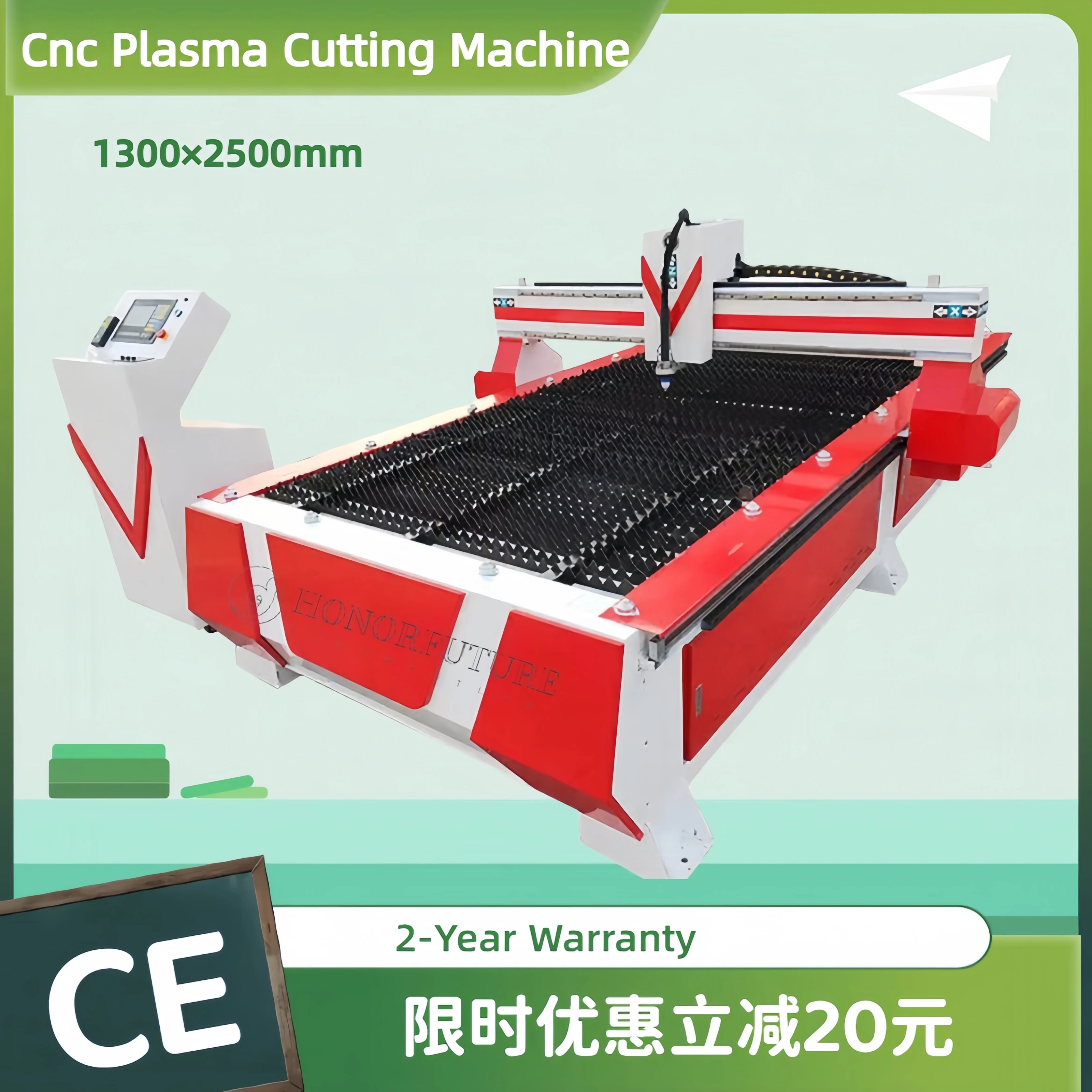 

4x8 Plasma Table 100 Amp Cnc Plasma Cutter Water Table Cnc Plasma Cutting Machine for Sale