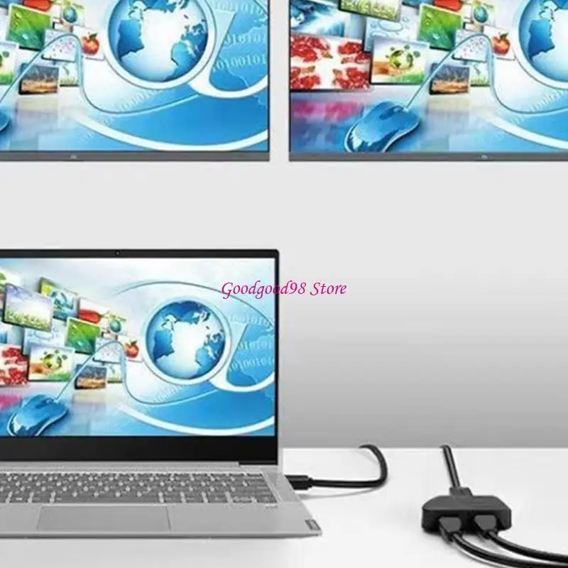 

HDTV Splitter от 1 до 2 вывода для двойных мониторов 1 в 2 выхода 1080p Video Support для компьютерного телевизора и игрового