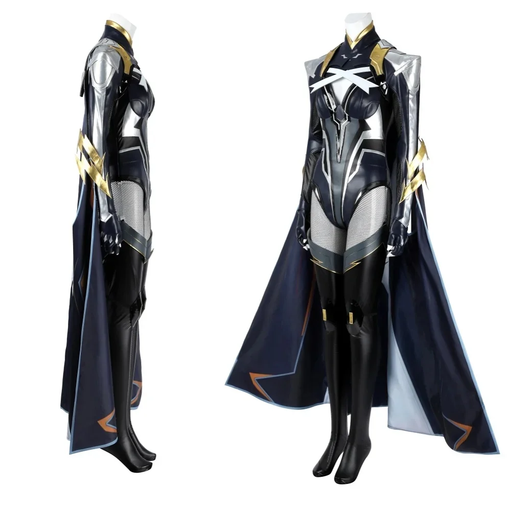 لعبة المنافسين تأثيري العاصفة زي المرأة فانتازيا معركة موحدة البدلة تمويه أورورو مجموعة كاملة هالوين كوميك كون المحارب وتتسابق