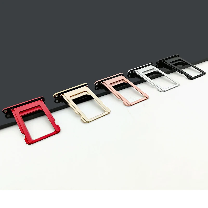 For iPhone 7 Sim Card Tray Micro SD Holder Slot For iPhone 7G Sim Card Tray with free Open Eject Pin Key Can etch Personal IMEI