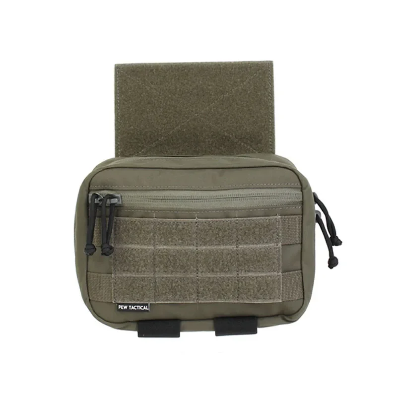 Chaleco táctico con bolsa pectoral y abdominal MOLLE