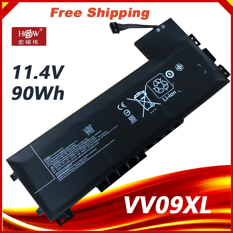 VV09XL Laptop Battery For HP ZBook 15 G3 G4 Series HSTNN-DB7D HSTNN-C87C 808398-2C2 808398-2C1 808452-005 11.4V 90WH