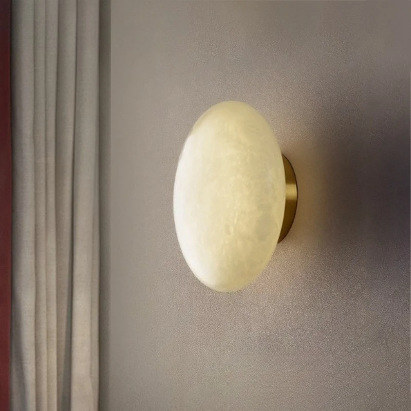 

Настенный светильник Cloud Stone для спальни, прикроватный, для гостиной, креативный минималистичный медный светильник, создающий атмосферу, предметы домашнего декора, домашние лампы