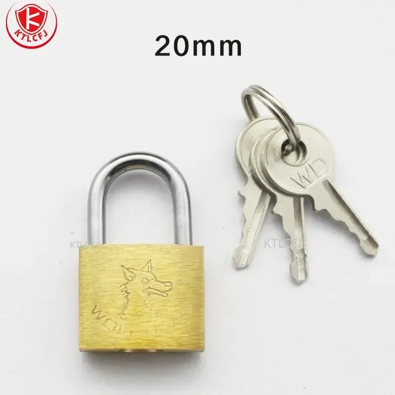 small copper lock luggage case padlock box case lock mini Locks lovers lock Home Improvement Hardware Daily Supplies