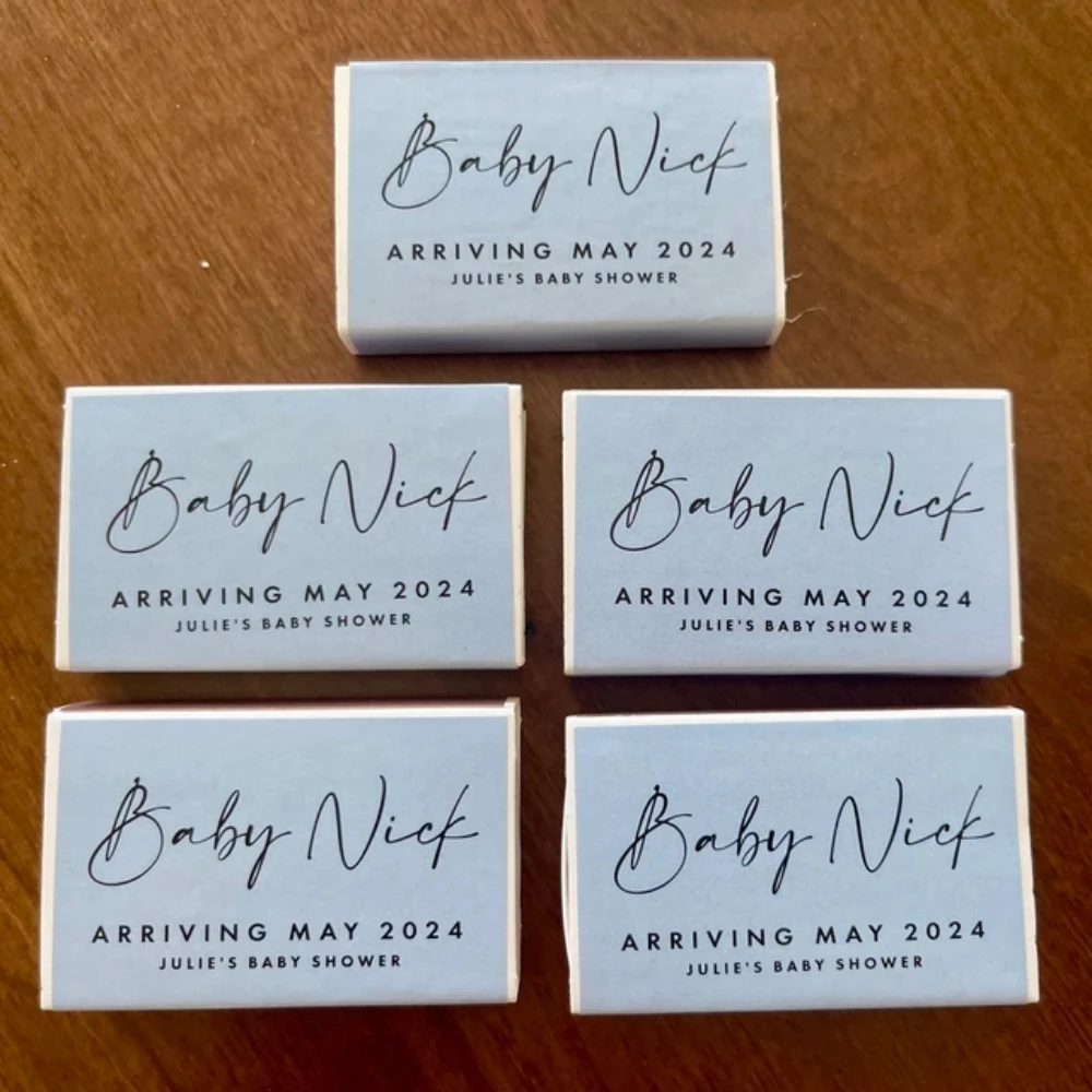 

Спички BULK-Baby Shower, Сувениры для детского душа, Индивидуальные сувениры для вечеринок, Идеи для детского душа, 50