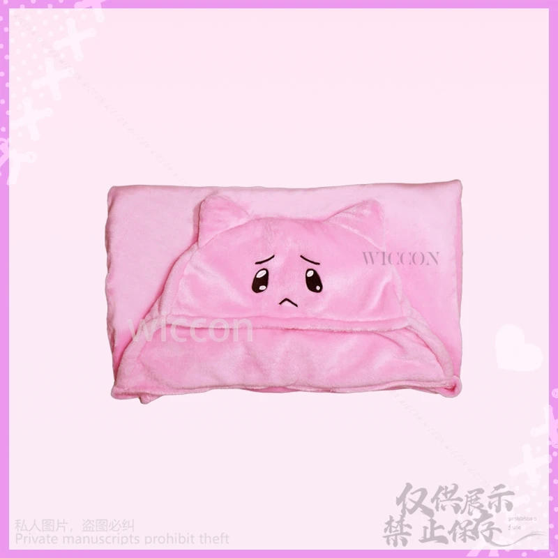 Игра NEEDY GIRL OVERDOSE Косплей Jirai Kei Girls KAngel P-chan Костюм Y2K Одеяло Kawaii Pink Cat с капюшоном Мягкая накидка по индивидуальному заказу