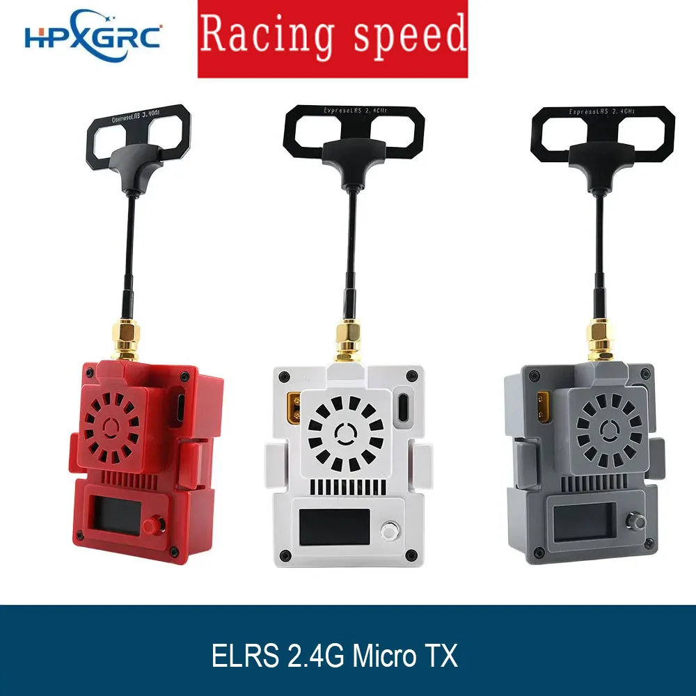 HPXGRC ELRS 2.4G 1W Micro TX Module Long Range Wireless Communication Module for Remote Control Applications