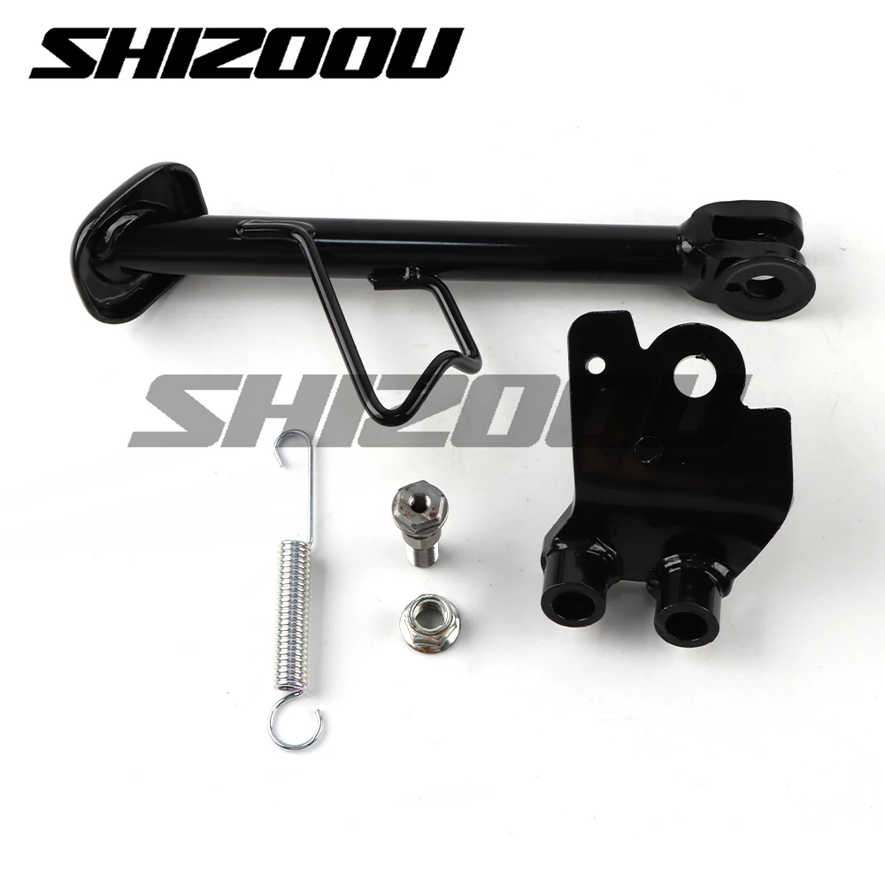 Motorcycle Kickstand Side Stand with Spring for Honda Navi110 50530-K74-A00 Motorbike Replacement Side Support Stand