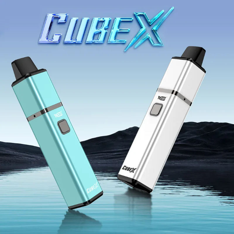 Original Yocan Cubex Kit Wax Vaporizer 1400mAh TGT Coil Variable Voltage 10S Pre-heat Vape Vaporizer Pen Electronic Cigarette