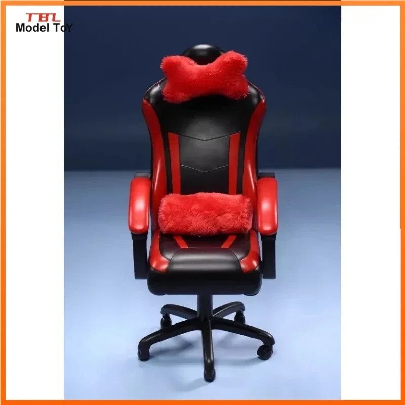 

JIAOU 1/6 Scale Boss Chair Gaming Chair Computer Office Rotatable Chair Miniature Model for 12" Action Figure Toys Display