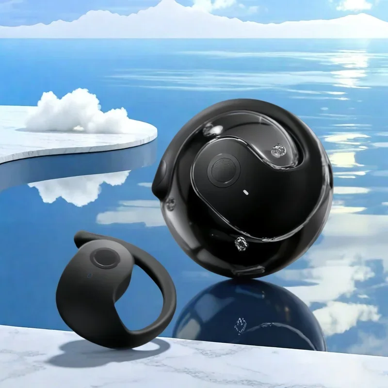 OWS Wireless Headphones Bluetooth Headset with Mics HiFi Stereo Sound Earphones Smart Touch Sports Waterproof Earbuds for phones