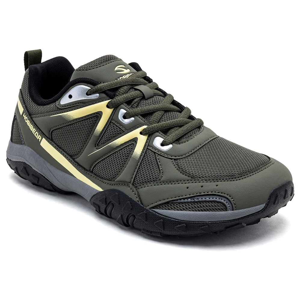 HOBIBEAR Unisex-Wanderschuhe mit breiter Passform, Reise-Trail-Laufschuhe, klassische rutschfeste Outdoor-Wanderschuhe für Damen und Herren – Detail 2