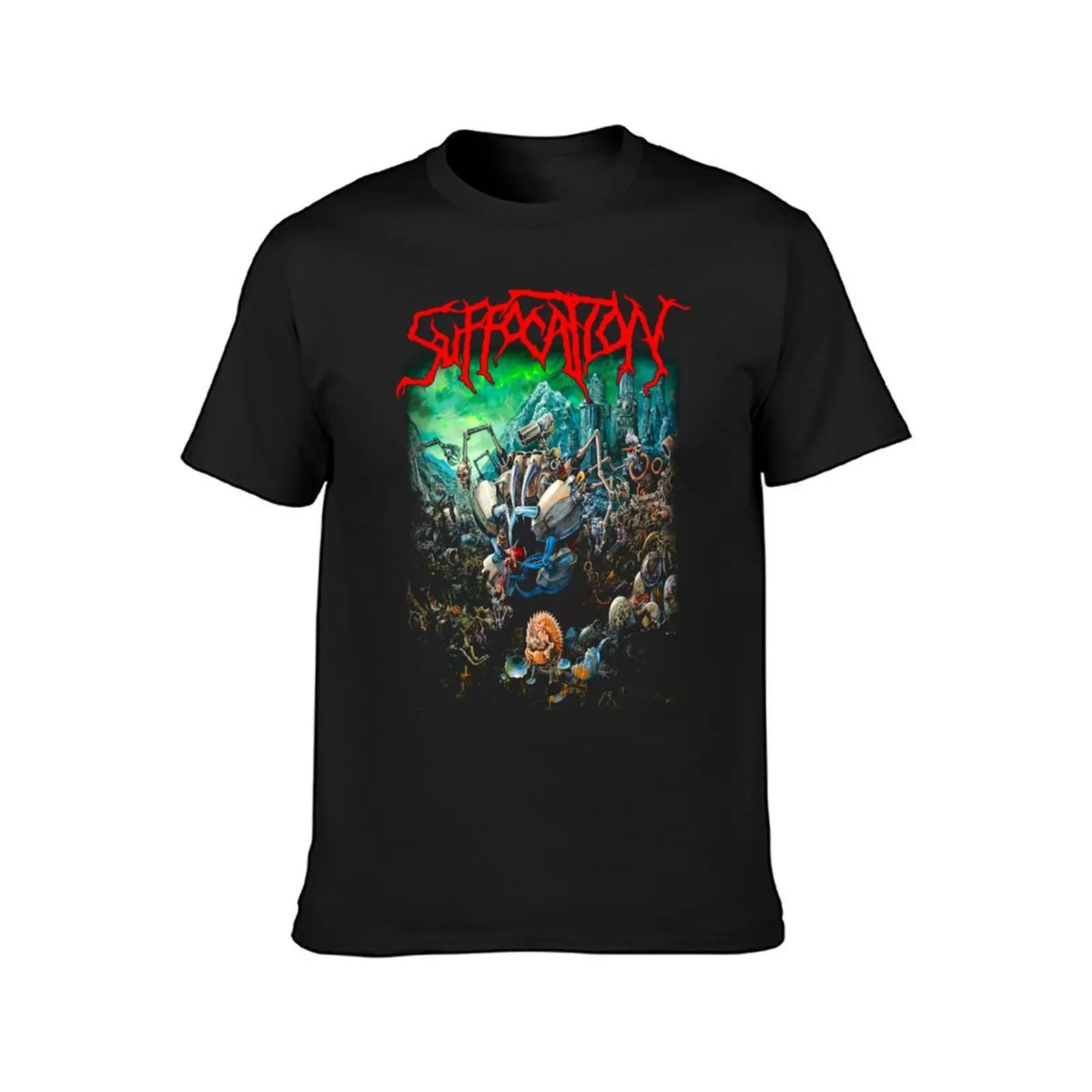 Effigy of the Forgotten by Suffocation - Classic Old School Brutal Technical Death Metal T-Shirt korean fashion Men's t-shirts