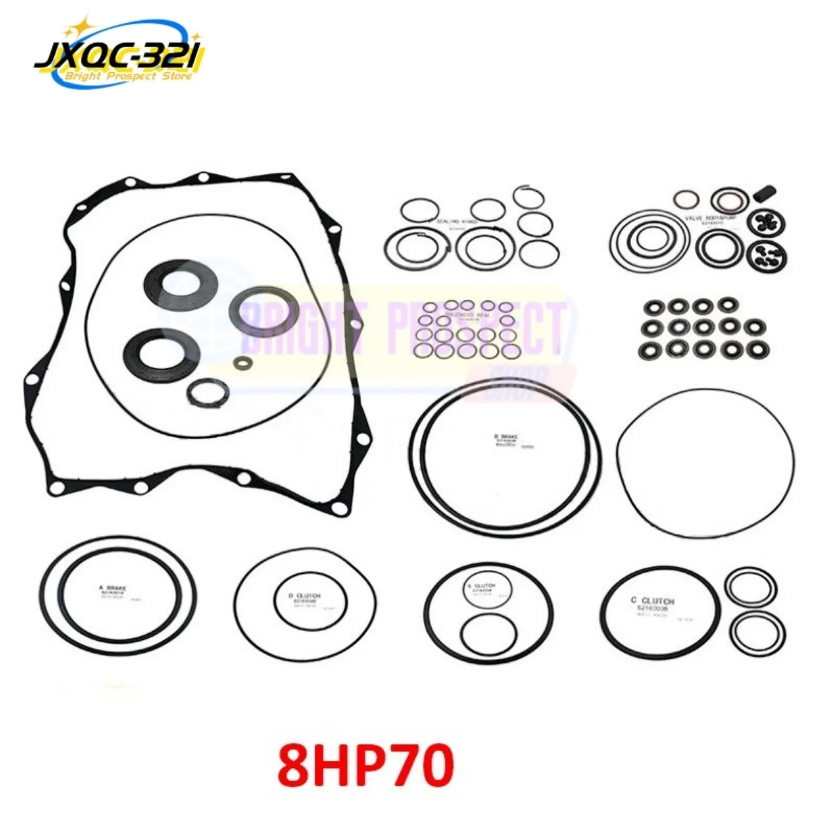 

For BMW CHRYSLER DODGE JAGUAR MASERATI Car Parts 218900C 8HP70 Automatic Transmission Gearbox Repair Kit Gasket Seal Ring Pack