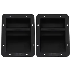 2pcs Portable Speaker Cabinet Handle Replacement Speaker Cabinet Strap Handle Speaker side handle replacement durable Recessed