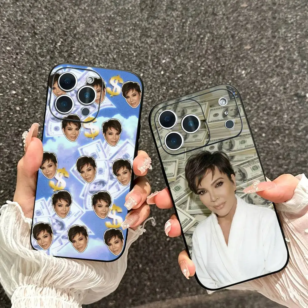 

K-Kim Kardashian M-Memes Phone Case For iPhone 17, 16,15,14,13,12,11 Plus,Pro Max, Others Soft Black Cover