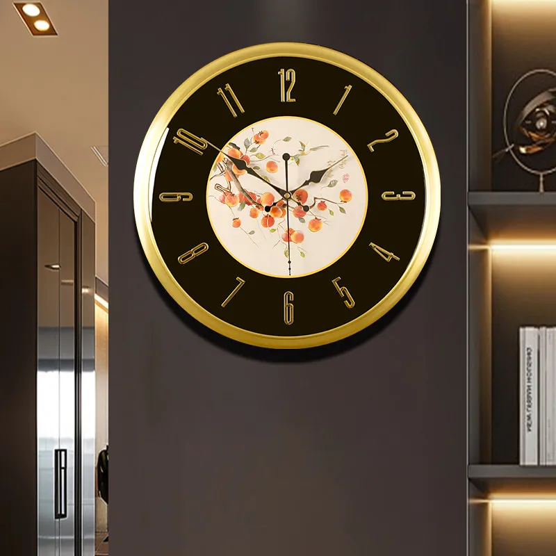 Luxury Round Wall Watch Aesthetic Interior Modern Design Creative Wall Clocks Fashion Silent Horloge Murale Room Decorations