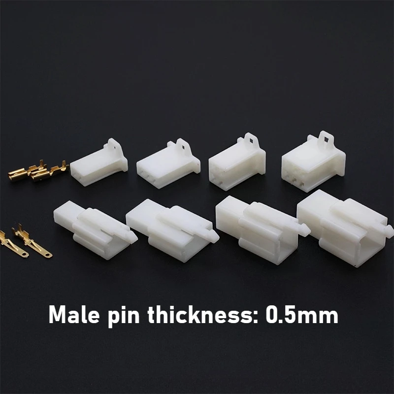 28050 Electric Vehicle Connector 2P Automotive Battery Car Plastic Case Male and Female Terminal Connector Docking Terminal