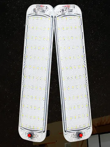 12V-80V 72LED Interior Light Bar Strip Light With Switch LED Car Interior Lamp Lighting Camper  Bus Motorhome Boat Roof Light