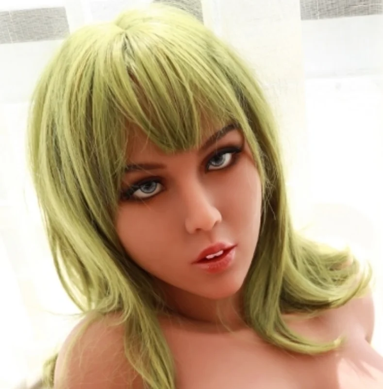 

US Stock Real doll Single Head TPE Material Art Cosmetics Male Adult Toys Female Big Head Real Face Special Mouth Channel