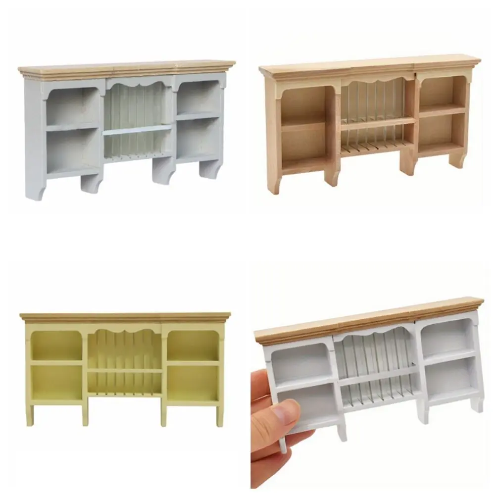 

Забавный деревянный 1:12 кукольный домик, шкаф для хранения, имитация мини-настенного шкафа, мебель для кукольного дома, витрины, детские игрушки