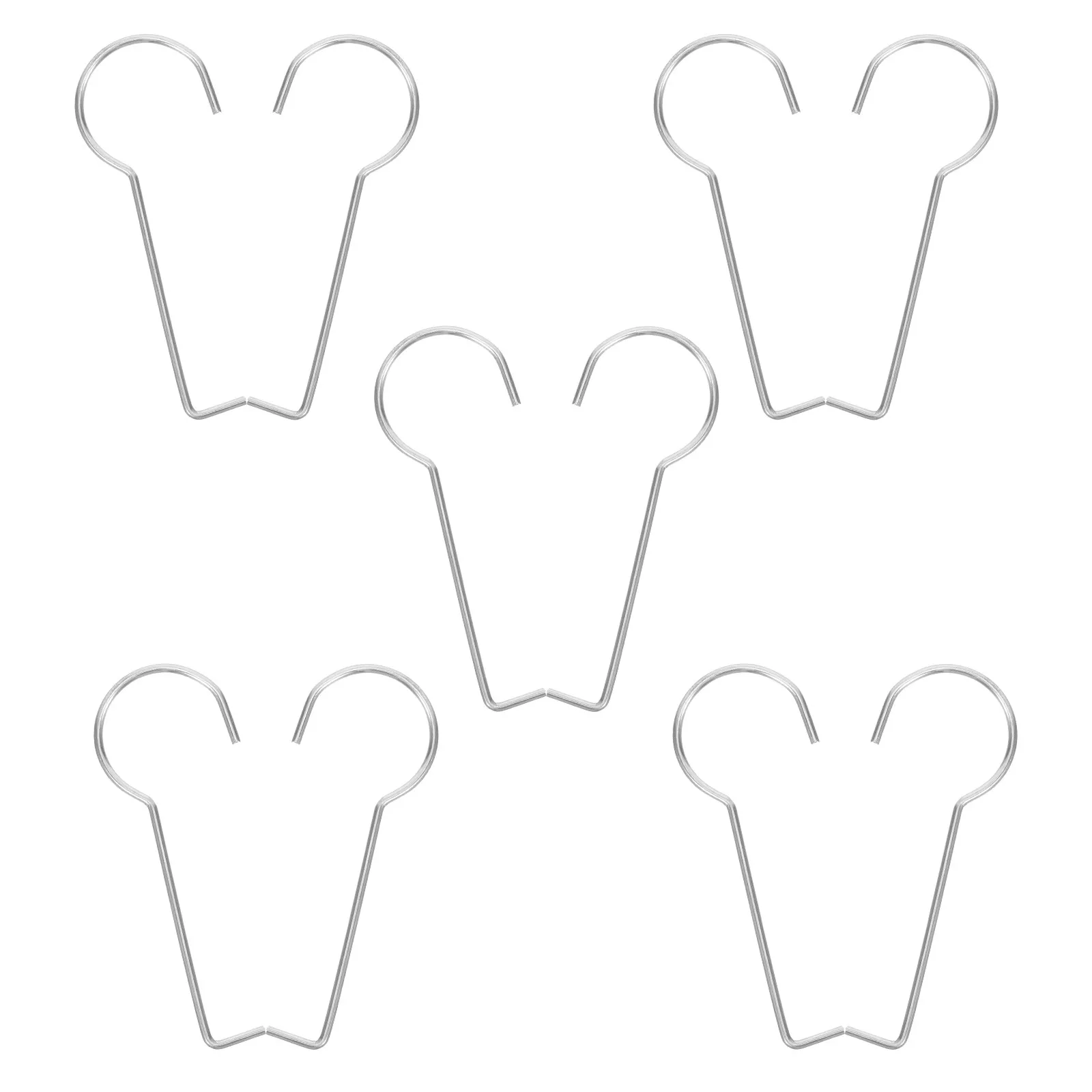 10Pcs Drain Grate Lifting Hooks Stainless Steel Floor Shower Drain Puller Key Remover Tool Unclogging Hair Debris Cleaning Hooks view 4