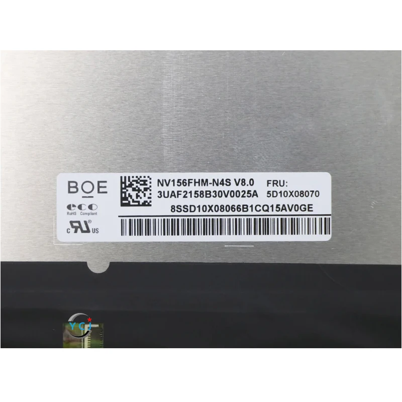 Imagem -05 - Original para Boe 15.6 Nv156fhm-n4s V8.0 Fru: 5d10x08070 Edp 30pin 60hz Fhd 1920*1080 Tela Lcd Painel de Exibição Substituição do Portátil